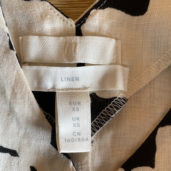 Linen Top XS - Ethnic pattern - Picture 5 of 6